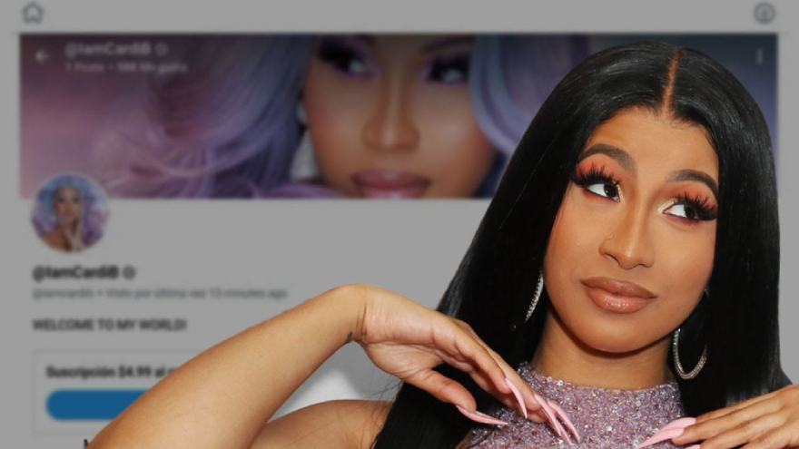 La modelo Cardi B aprovechó su cuenta de OnlyFans para dar un concierto privado